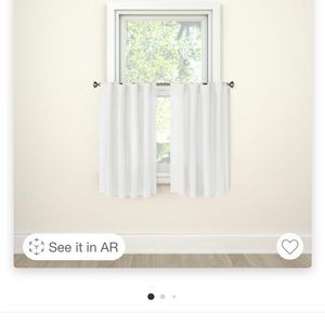 Threshold Curtains 36x 42. White Light filtering